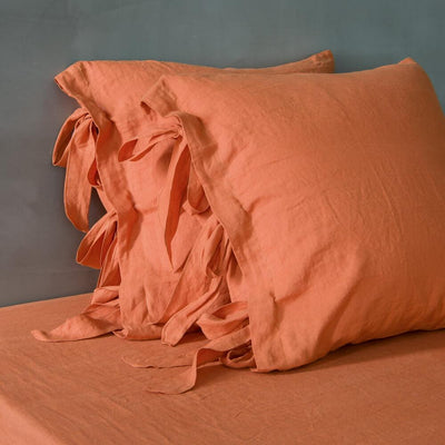Fundas de almohada de lino, no hay que descuidar la ropa de cama