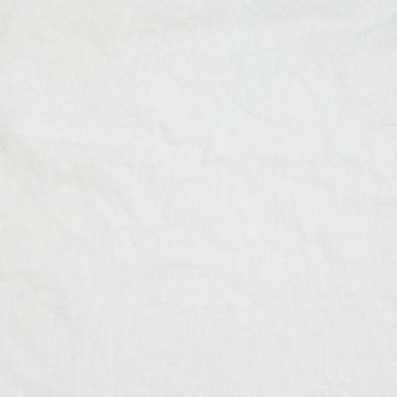 Peignoir long en lin unisex « Laís » Blanc 
