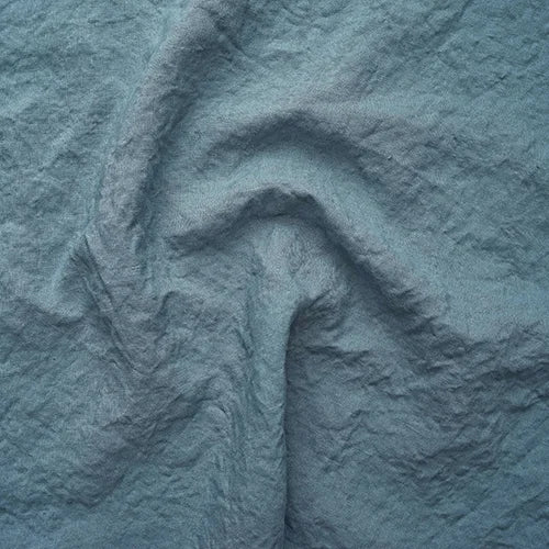 Swatch pour Rideau occultant en lin Bleu Français sur mesure