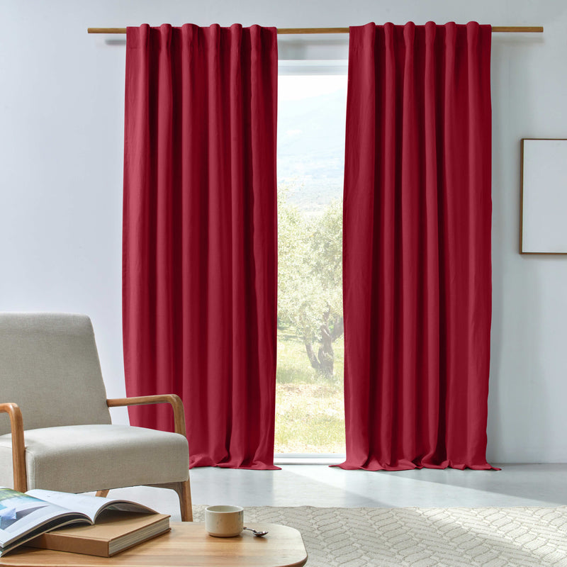 Rideau en lin occultant sur mesure Bordeaux