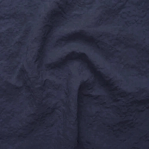 Swatch pour chemin de table ajouré en lin bleu nuit