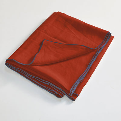 drap plat bord bourdon Corail plié