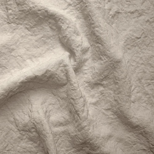 Swatch pour Rideau non doublé sur mesure en lin lavé Naturel