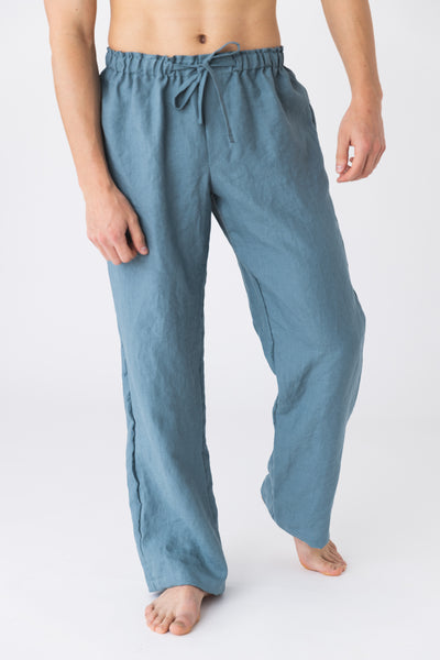 ¡Rabajos! Pantalones de pijama de lino "Diego" para hombre
